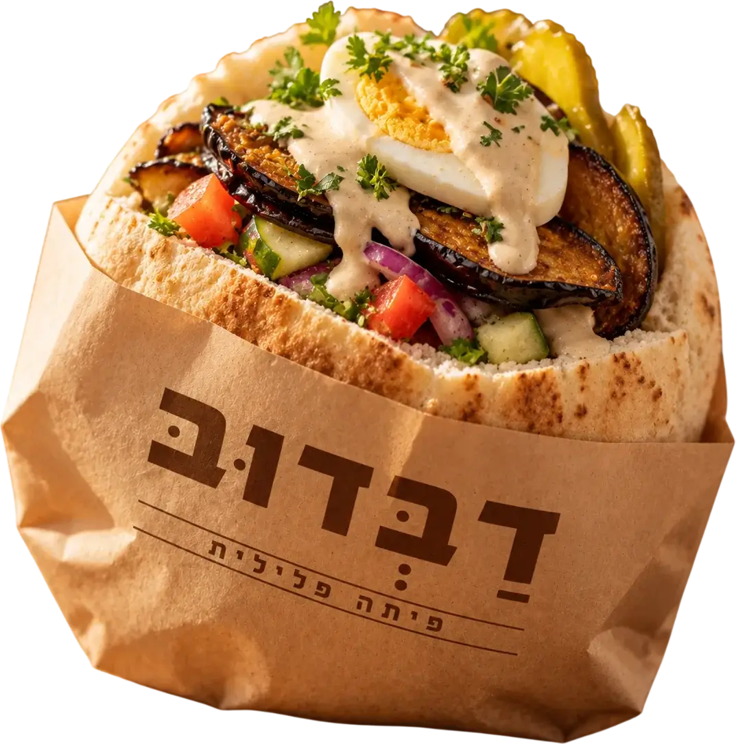 פיתה סביח של דבדוב