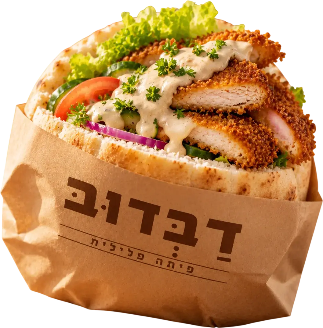 שניצל בפיתה של דבדוב